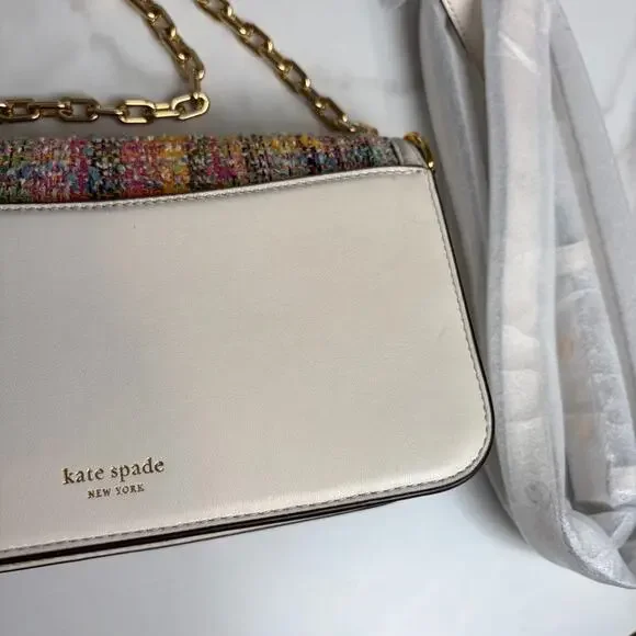 Kate Spade Dakota Tweed Small Crossbody purse - Picture 9 of 16